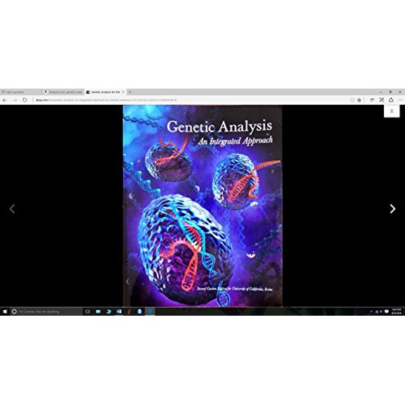 Pre-Owned Genetic Analysis: An Integrated Approach Second Custom Eddition for University of California, Irvine Paperback unknown author