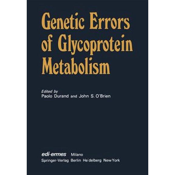 Pre-Owned Genetic Errors of Glycoprotein Metabolism, (Paperback)