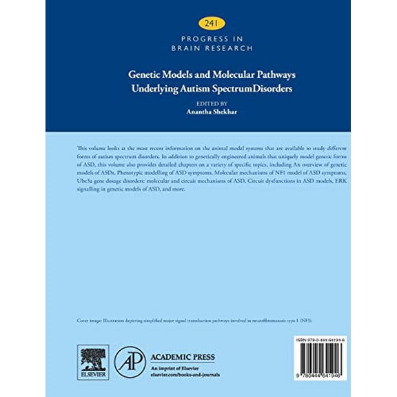 Pre-Owned Genetic Models and Molecular Pathways Underlying Autism Spectrum Disorders, Volume 241
