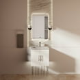 thumbnail image 1 of Geneva 24 in. W Glossy White Bath Vanity, 1 of 11