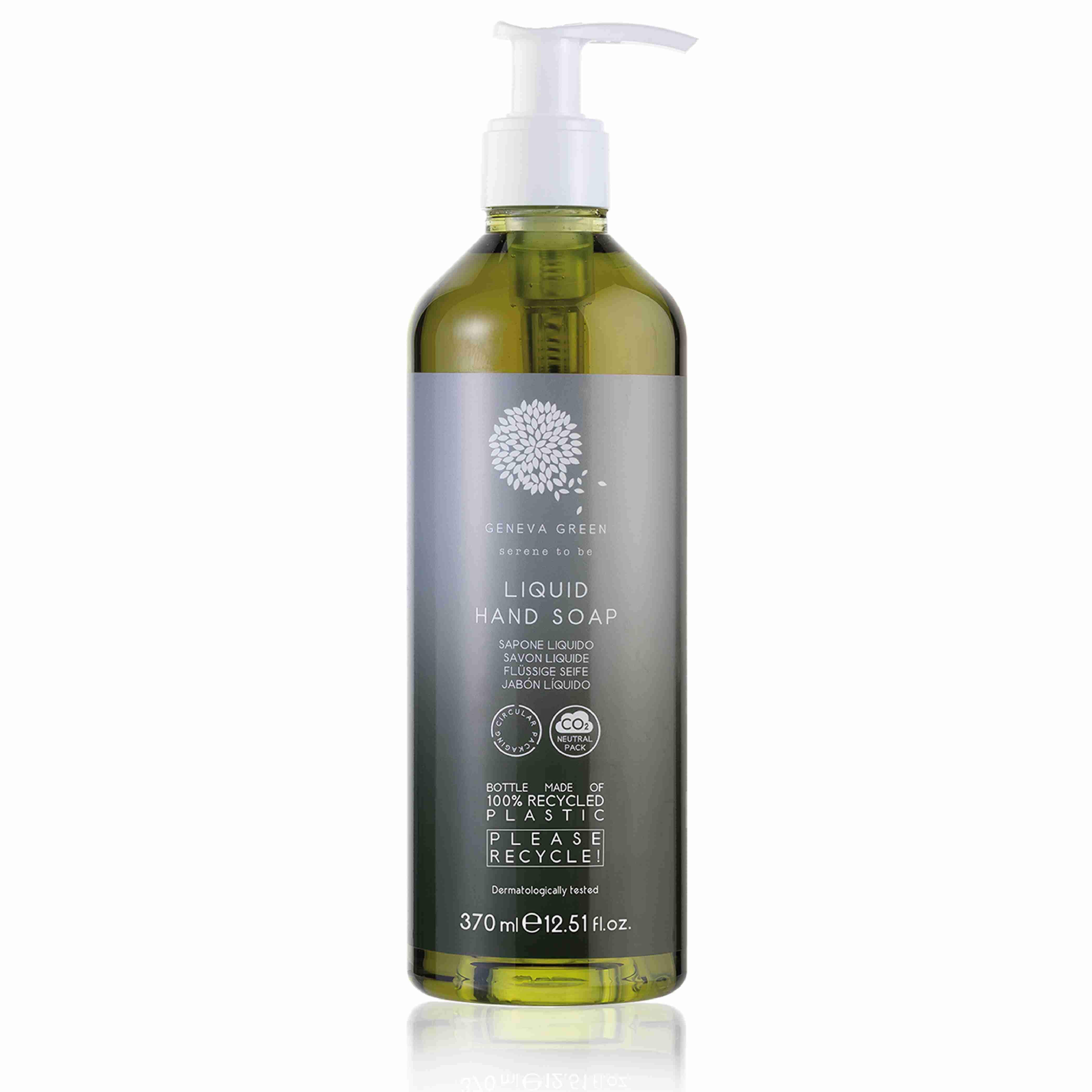 Geneva Green Liquid Hand Soap With Locked Pump (12.51 Fluid Ounce) - 18Pack
