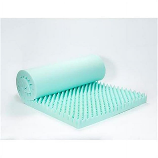 Geneva Healthcare Convoluted Foam Mattress Pad, Topper 3 x 32 x 73 in. 1.8 Density