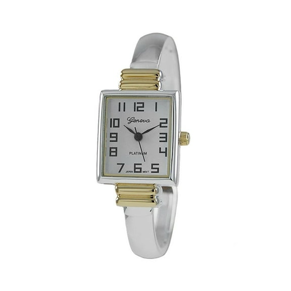 Geneva Platinum Women's Cuff Watch