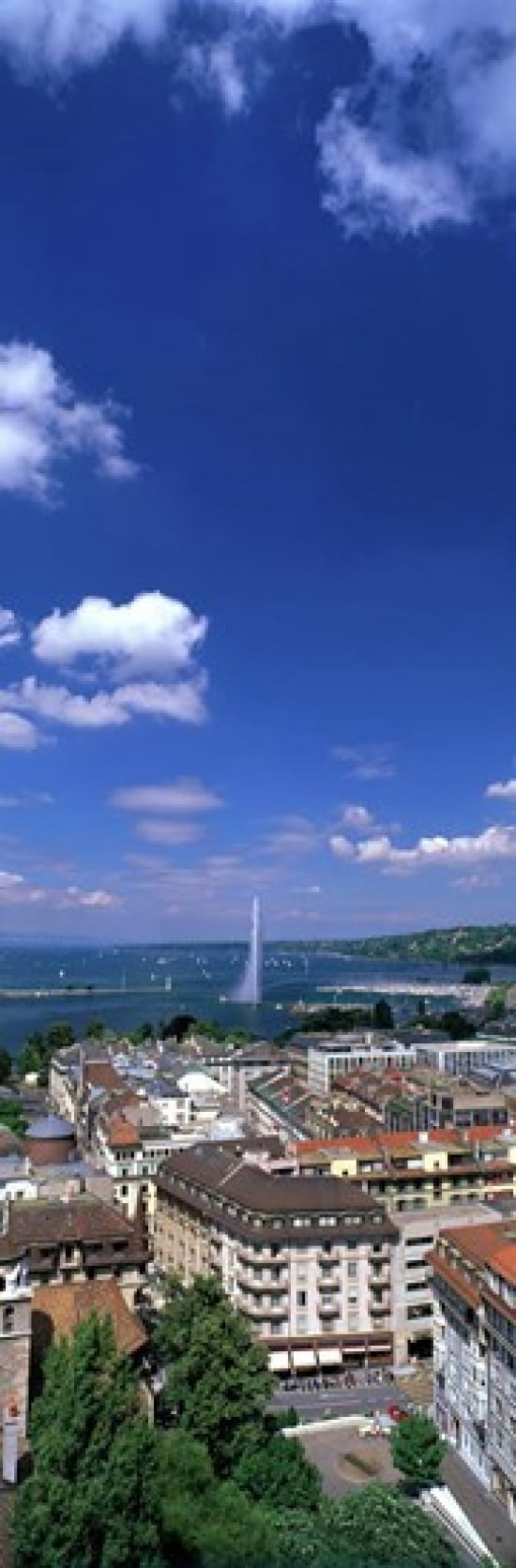 Geneva Switzerland Canvas Art - Panoramic Images (36 x 12)