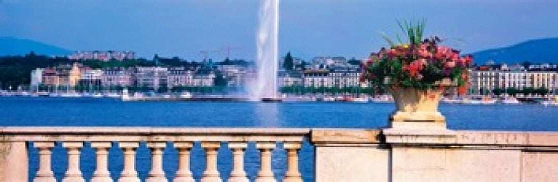 Geneve Switzerland Canvas Art - Panoramic Images (36 x 12)