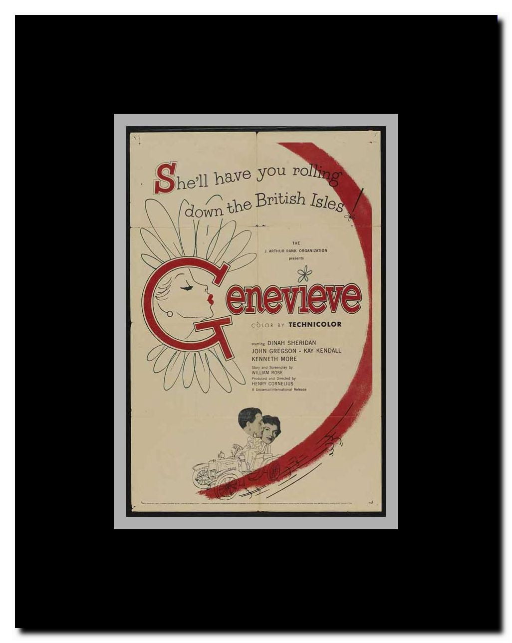 Genevieve Framed Movie Poster