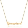 thumbnail image 1 of Genevieve Necklace Personalized, 14K Gold Filled Ivy Name Necklace Personalized Nameplate Necklace Jewelry Gifts for Women Women, 1 of 5