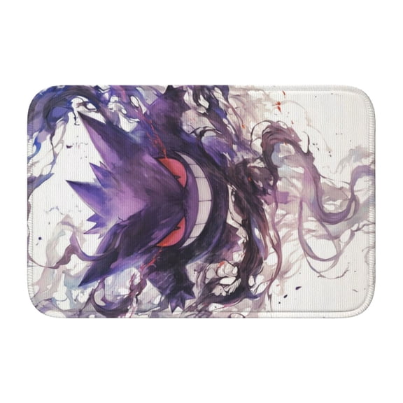 Gengar Bathroom Rugs Non Slip Bath Mat Durable Kitchen Bedroom Rug Area Rug Door Mat 23.6 x 15.7 Inch