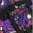 thumbnail image 1 of Gengar Ghost T-Shirt, Anime Manga Japan Shirt,Black color,size L, 1 of 5