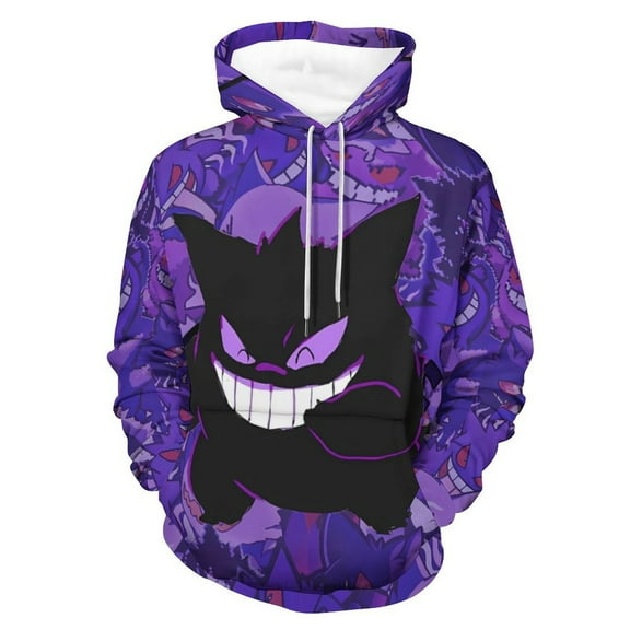 Gengar Hoodie Unisex 3d Novelty Hoodies Graphic Hoodies Pullover Sweatshirts For Men Women Teen 2XL