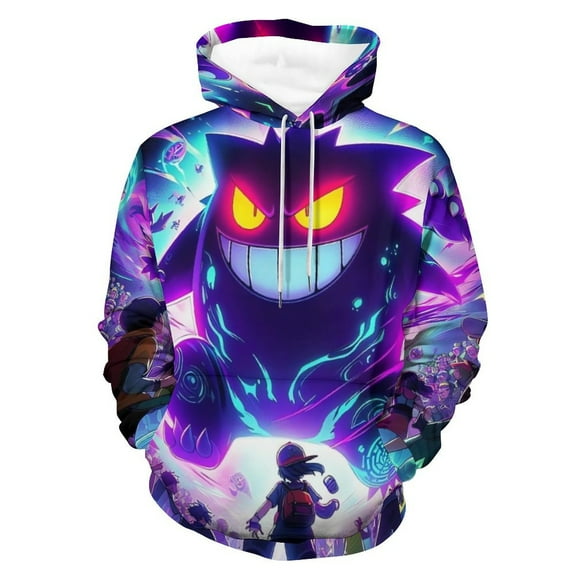 Gengar Hoodie Unisex 3d Novelty Hoodies Graphic Hoodies Pullover Sweatshirts For Men Women Teen S