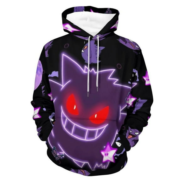 Gengar Hoodie Unisex 3d Novelty Hoodies Graphic Hoodies Pullover Sweatshirts For Men Women Teen S