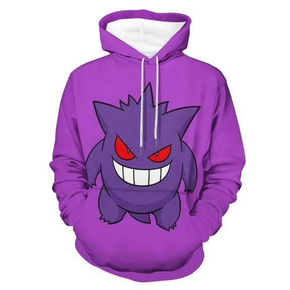 Gengar Hoodie Unisex 3d Novelty Hoodies Graphic Hoodies Pullover Sweatshirts For Men Women Teen XL