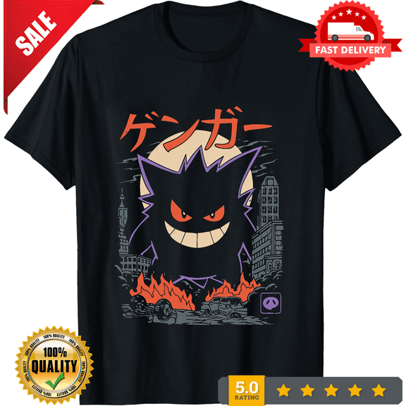 Gengar Japan Anime t-shirt, ULTRA LIMITED-TH71870