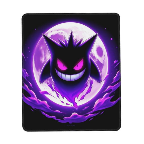 Gengar Mousepad Computer Mouse pad Design Small Office Mouse Mat for Laptop 7 x 8.6 inch