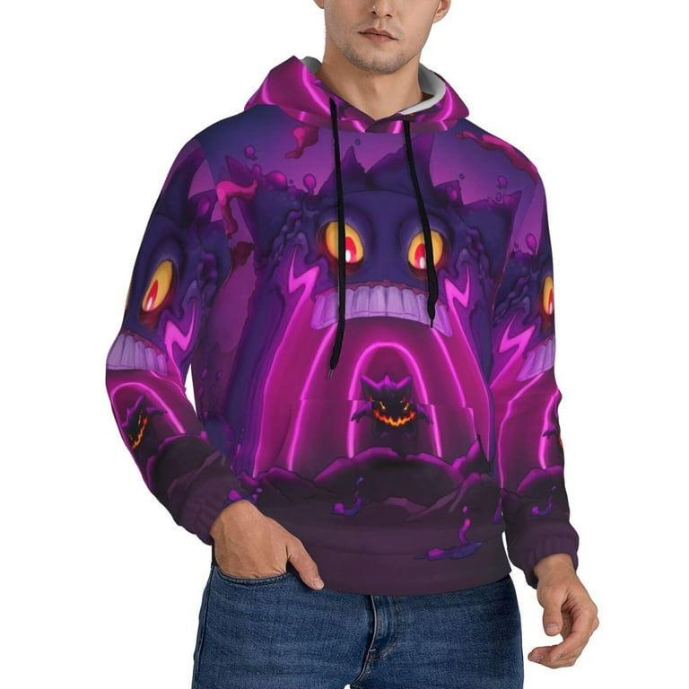 Gengar hoodie with ears cheap