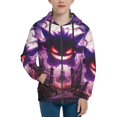 thumbnail image 1 of Gengar Teens Boys Girls Zip Up Hoodies 3d Print Long Sleeve Hooded Sweatshirt Jacket With Pocket Medium, 1 of 8