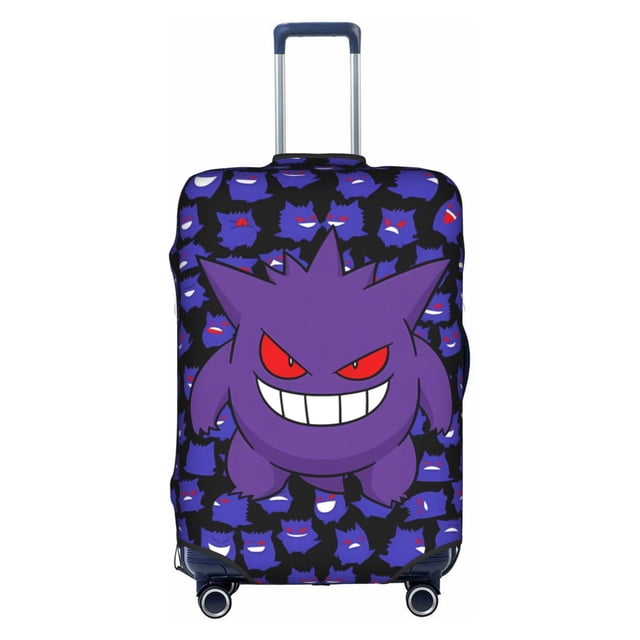 Gingham Black Pattern Print Luggage Cover Protector