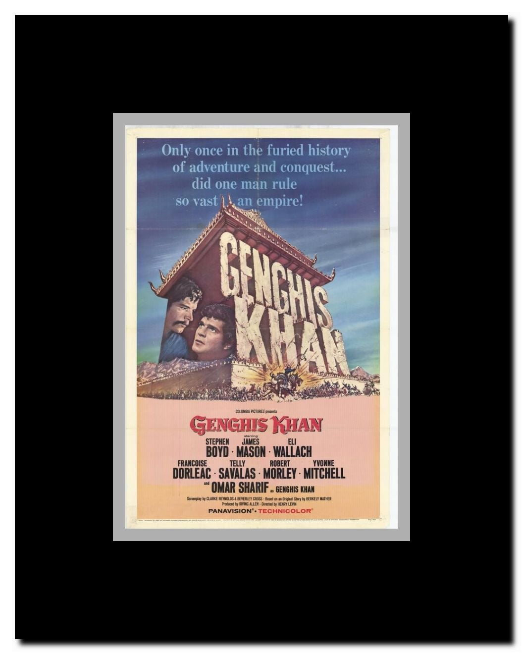 Genghis Khan Framed Movie Poster