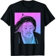 Genghis Khan Vaporwave T-Shirt - Pastel Goth Aesthetic