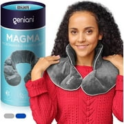 Geniani Cooling Neck Wrap for Summer Heat with Herbal Aromatherapy - Microwavable Heating Pad for Neck and Shoulders - Heat Pad for Pain Relief, Spasm and Headaches - Migraine Hot and Cold Compress