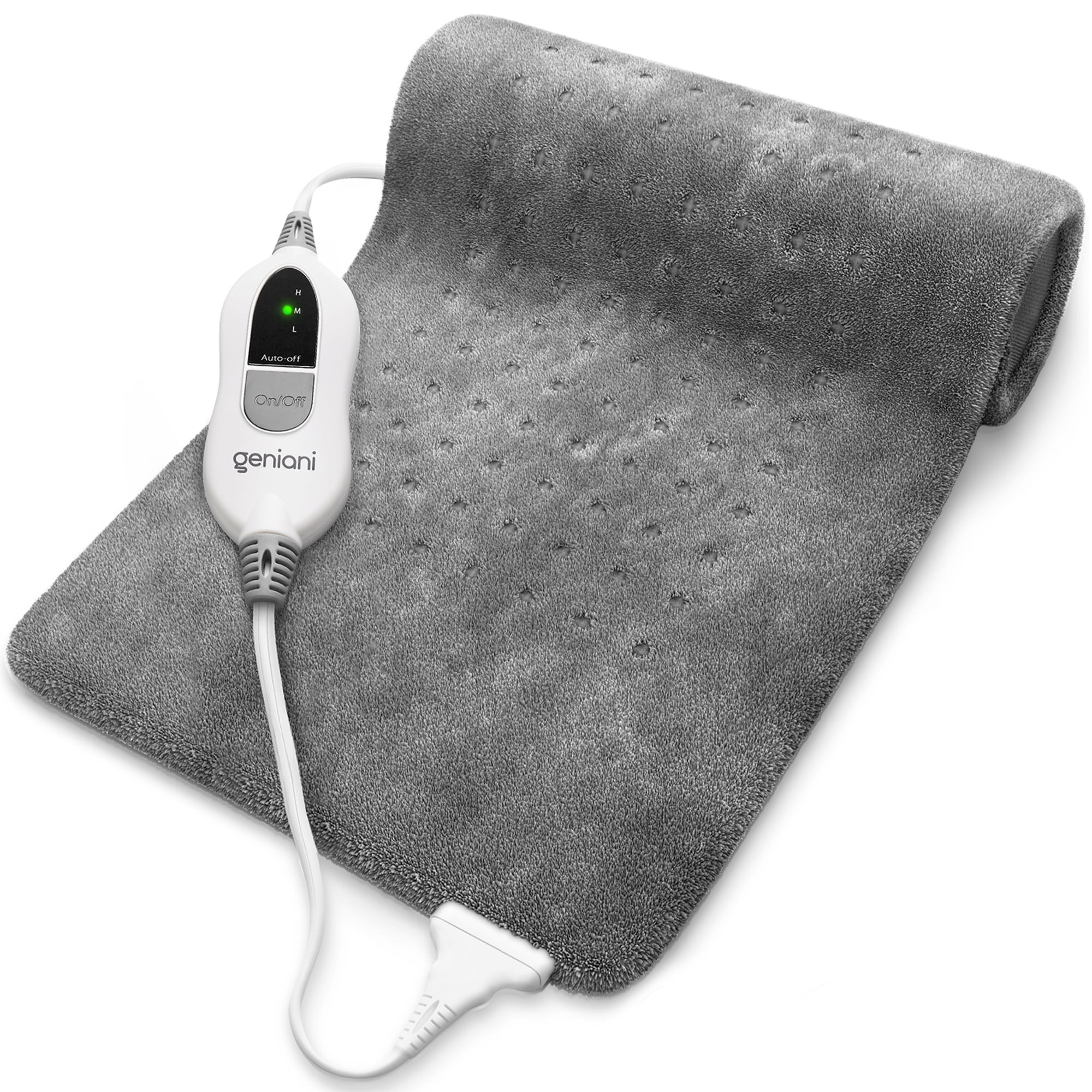 Equate XL Electric Heating Pad, 6 Heat Settings with Auto Shut off, 12 x 24  in - Yahoo Shopping