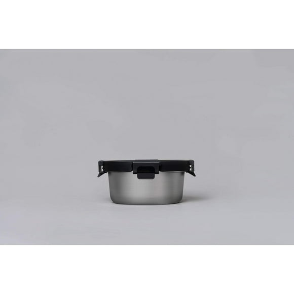 Genicook Microwave-Safe Stainless Steel Container (Round) (24 or 51 Ounces)