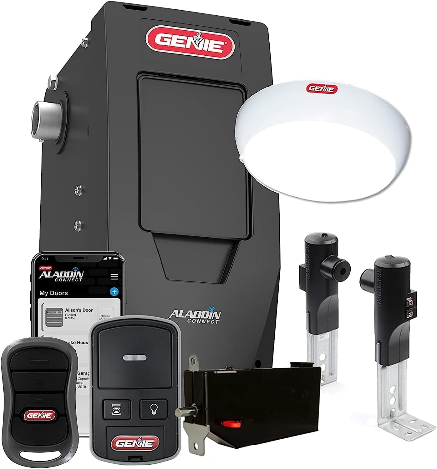 Genie 6172H-O Smart Garage Door Opener with Aladdin Connect, Wall