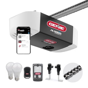 Genie ChainGlide Connect 1/2 HP Chain Drive Smart Garage Door Opener with LED Lighting and Durable Chain Drive System and Motor