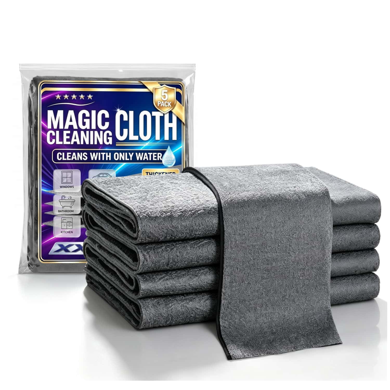 Magic Cclothes Genie Cloth Magic Cloth,Genie Magic Cleaning Cloths - Walmart.com