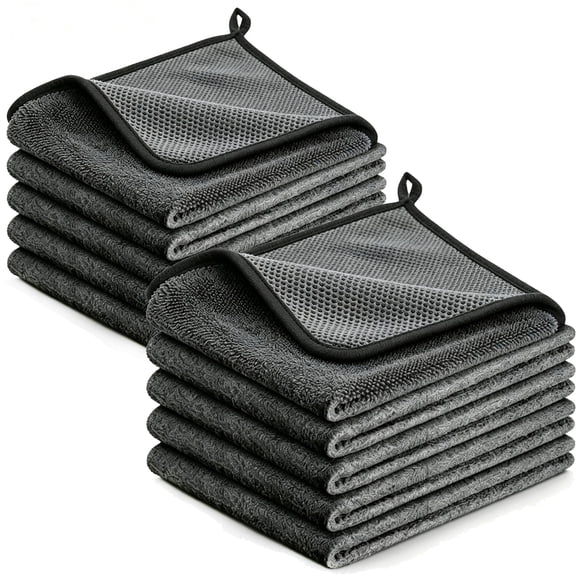 Genie Cloth Magic Cloth, Magic Cleaning Cloth, Streak Free Clean, Machine Washable for Glass, Window, Kitchen, Stainless Steel, Cars & Screens