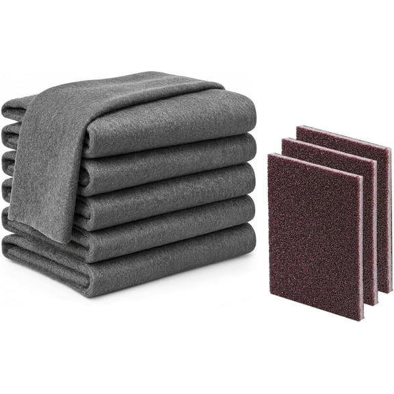 Genie Cloth Magic Cloth, Thickened Microfiber Cleaning Cloth, Reusable Lint Free Streak Free Cleaning Towels 11.8 x 15.7 Inch for Kitchen Glass Car and Home Cleaning