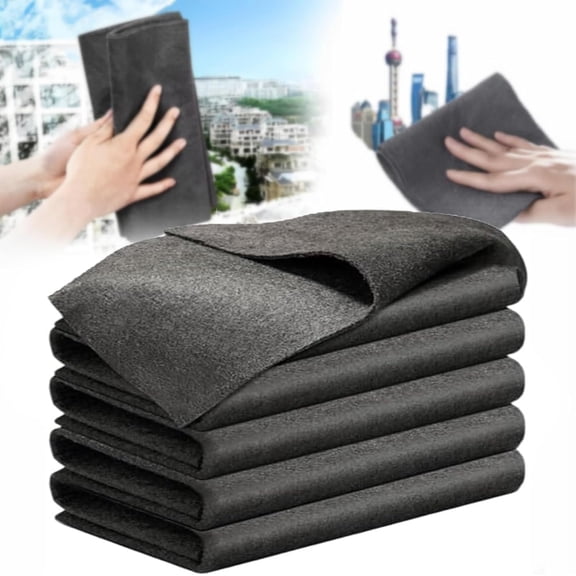 Genie Magic Cleaning Cloth, Microfiber Cleaning Cloth, Reusable, Lint Free, Streak Free, Absorbent & Machine Washable Multipurpose for Cars, Windows, Glass, Mirrors & Kitchen