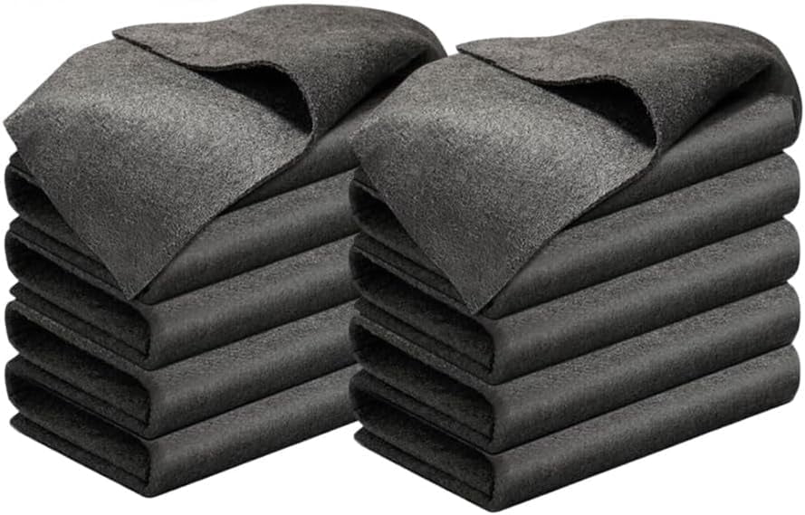 Genie Magic Cleaning Cloth, Thickened Reusable Microfiber Cleaning Cloths, Streak-Free and Lint-Free Cleaning Rags for Windows, Mirrors, Kitchen, Glass and Car