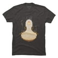 thumbnail image 1 of Genie Mens Charcoal Heather Gray Graphic Tee - Design By Humans  M, 1 of 4