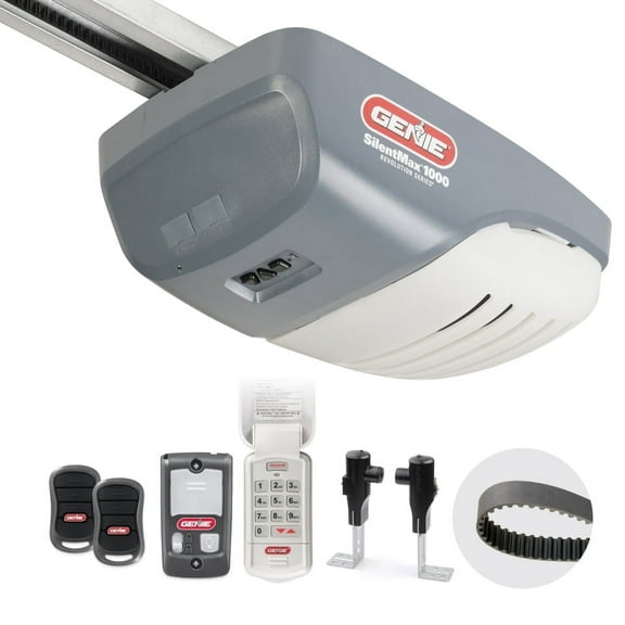Genie SilentMax 1000 Garage Door Opener - Ultra-Quiet Belt Drive - 3042-TKH - 140V DC Motor