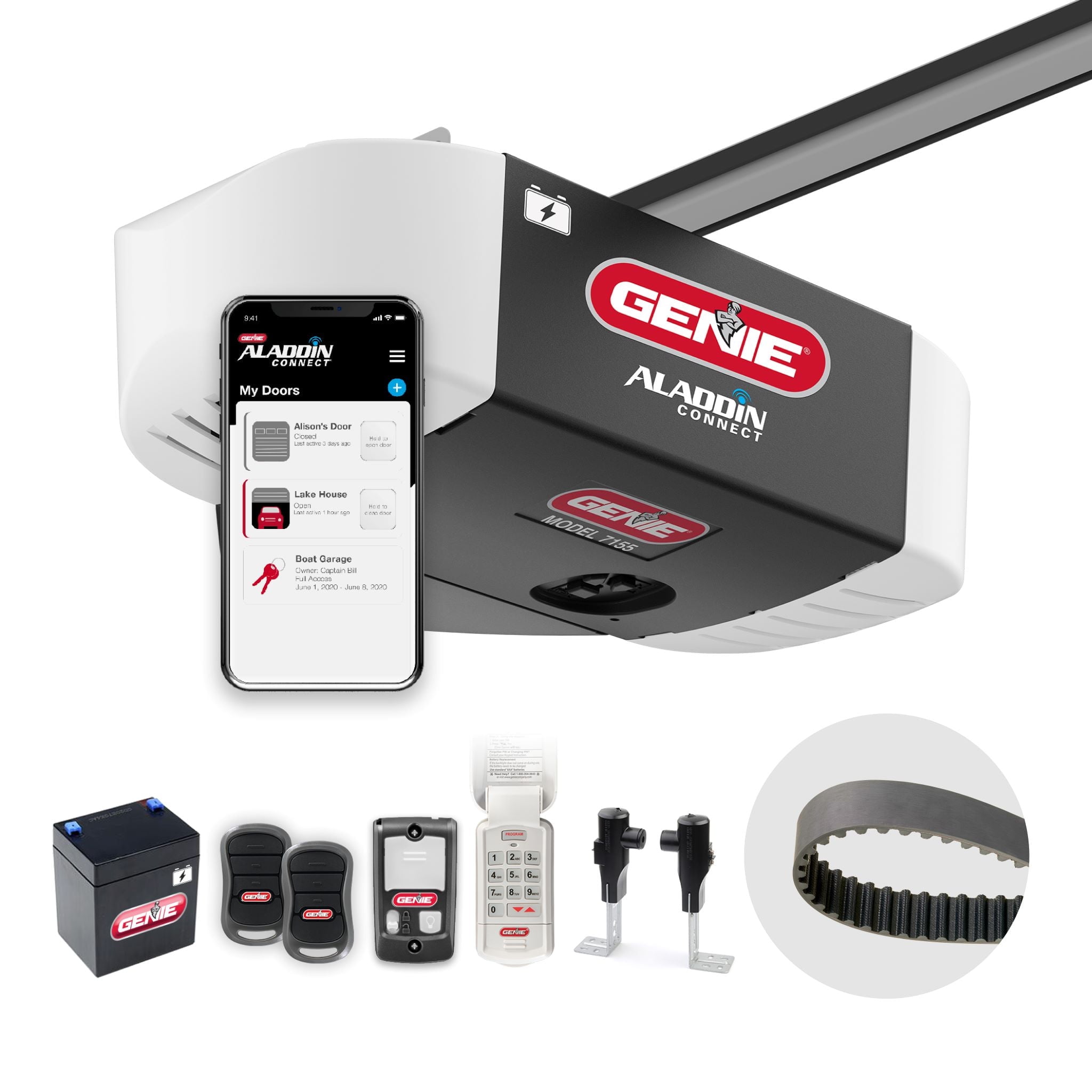 (>_<) Genie StealthDrive Connect Smart Garage Opener - Ultra Quiet