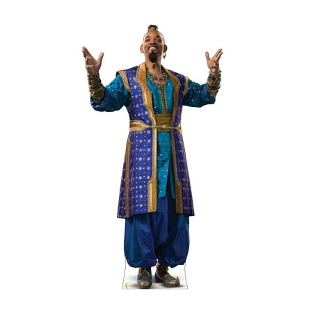 Advanced Graphics 73 x 39 in. Genie Disneys Aladdin Live Action Cardboard Cutout Standup