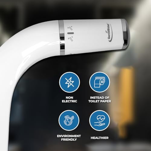 GenieBidet Bidet Attachment for Toilet UltraSlim Left Handed