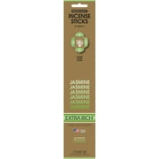 Genieco Extra Rich Incense Sticks, Jasmine Fragrance Floral Scent, 20 Count