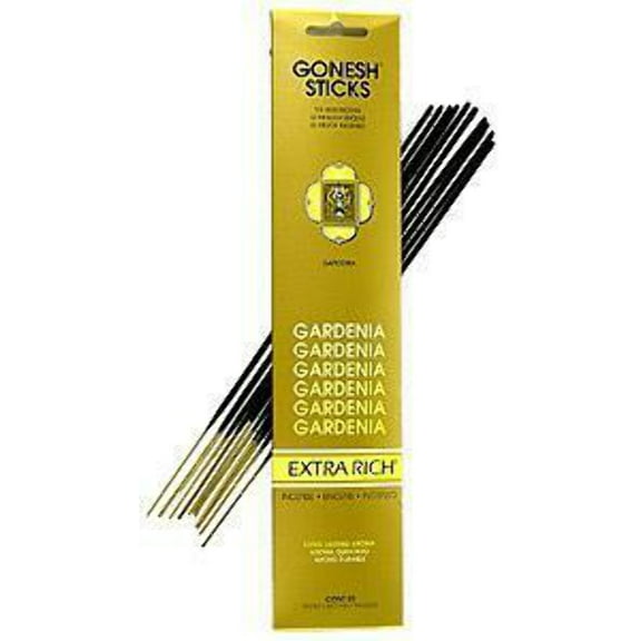 Genieco Gonesh Extra Rich Gardenia Incense Sticks, 20 Count