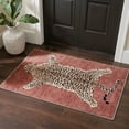 thumbnail image 1 of GENIMO 2'x3' Area Rug, Washable Non Slip Soft Animal Print Indoor Door Mat for Entryway Kitchen Laundry Room, Dusty Rose, 1 of 13