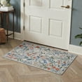thumbnail image 1 of GENIMO 2'x3' Area Rug, Washable Non Slip Soft Floral Indoor Door Mat for Entryway Kitchen Laundry Room, Dusty Blue, 1 of 7