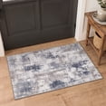 thumbnail image 1 of GENIMO 2'x3' Area Rug, Washable Non Slip Soft Abstract Indoor Door Mat for Entryway Kitchen Laundry Room, Dusty Blue, 1 of 10