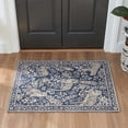 thumbnail image 1 of GENIMO 2'x3' Area Rug, Washable Non Slip Soft Animal Print Indoor Door Mat for Entryway Kitchen Laundry Room, Dusty Navy, 1 of 6