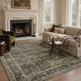 thumbnail image 1 of GENIMO 5'x7' Area Rug for Living Room, Washable Non Slip Soft Persian Rug for Bedroom Dining Room Home Office, Olive Brown, 1 of 7