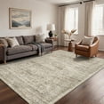thumbnail image 1 of GENIMO 5'x7' Area Rug for Living Room, Washable Non Slip Soft Persian Rug for Bedroom Dining Room Home Office, Khaki, 1 of 6
