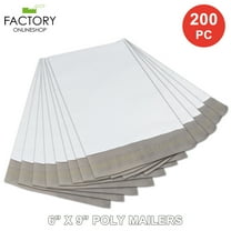 Geniqua 6" X 9" 100 200 300 500 1000 PC Poly Mailers #0 Shipping Bags Self Seal Envelopes