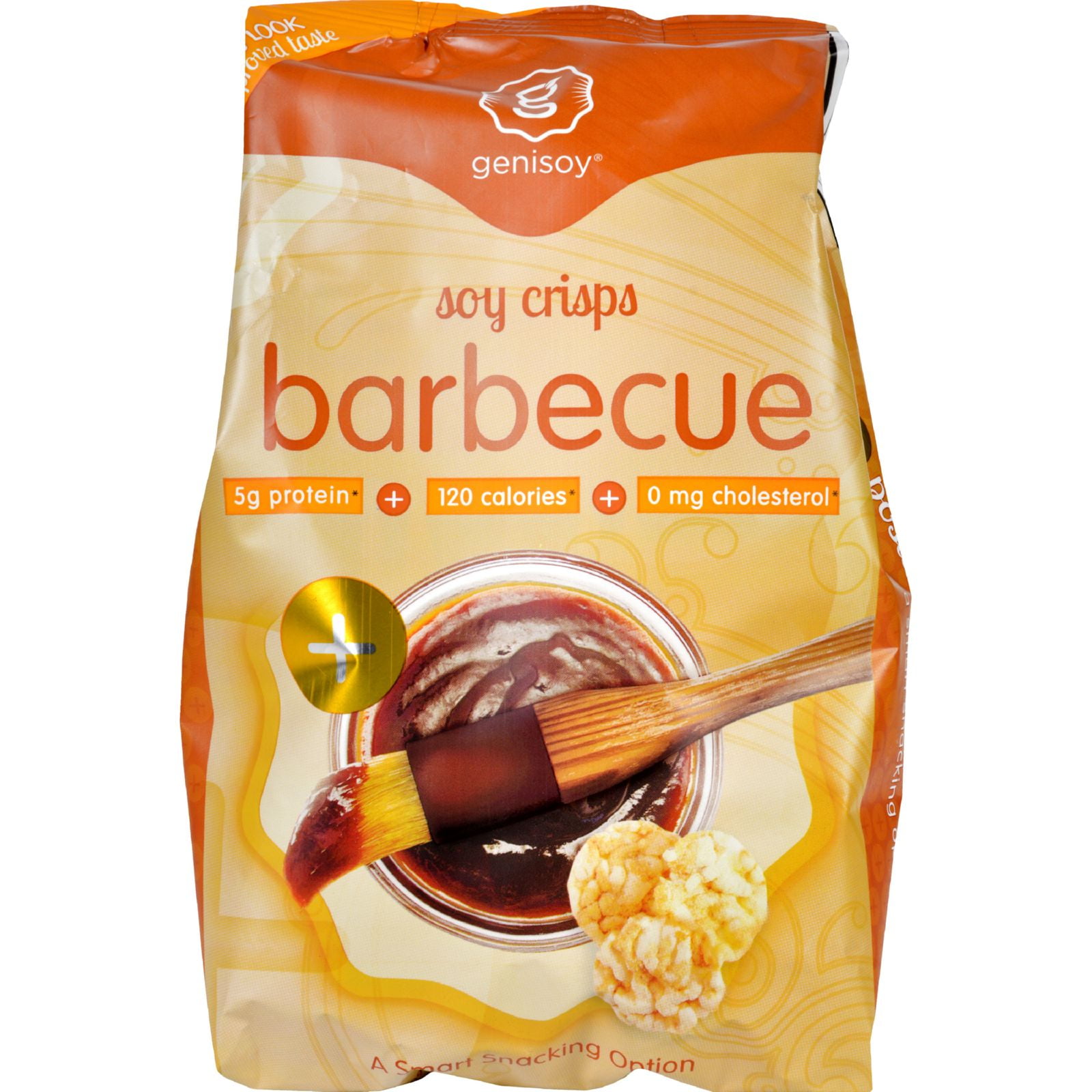 Genisoy Soy Crisps, Zesty Barbecue, 3.85 Oz