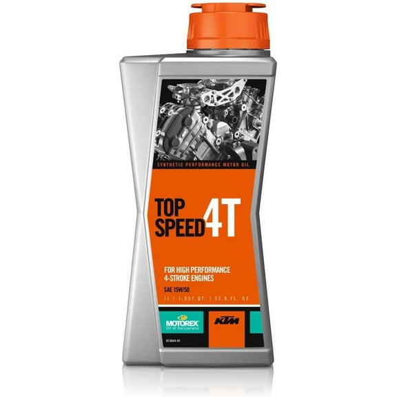Geniune OEM KTM Top Speed 4T 15W50 JASO MA2 1-L U6920027